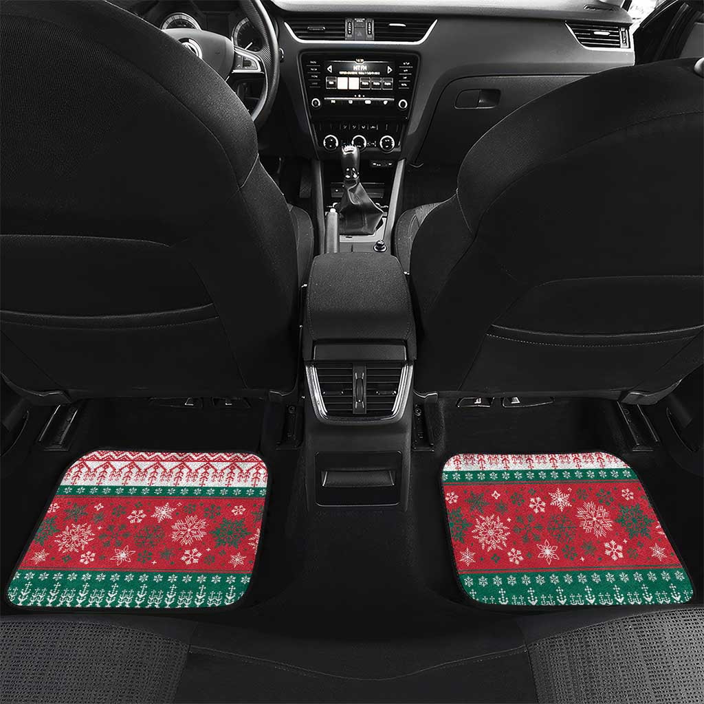 Hungary Christmas Car Mats Magyarorszag Boldog Karacsonyt - Wonder Print Shop