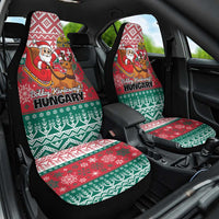 Hungary Christmas Car Seat Cover Magyarorszag Boldog Karacsonyt - Wonder Print Shop
