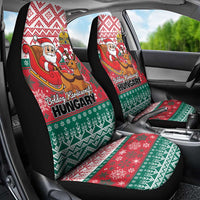 Hungary Christmas Car Seat Cover Magyarorszag Boldog Karacsonyt - Wonder Print Shop