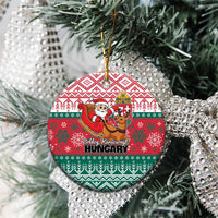 Hungary Christmas Ceramic Ornament Magyarorszag Boldog Karacsonyt - Wonder Print Shop