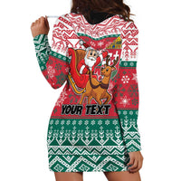 Personalized Hungary Christmas Hoodie Dress Magyarorszag Boldog Karacsonyt - Wonder Print Shop