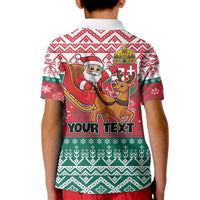 Personalized Hungary Christmas Kid Polo Shirt Magyarorszag Boldog Karacsonyt - Wonder Print Shop
