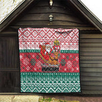 Hungary Christmas Quilt Magyarorszag Boldog Karacsonyt - Wonder Print Shop