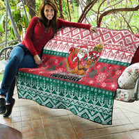 Hungary Christmas Quilt Magyarorszag Boldog Karacsonyt - Wonder Print Shop