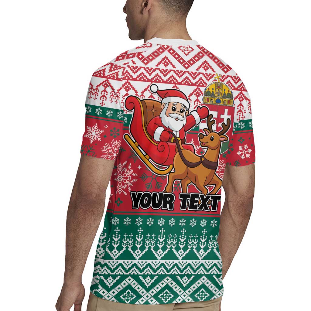 Personalized Hungary Christmas Rugby Jersey Magyarorszag Boldog Karacsonyt - Wonder Print Shop