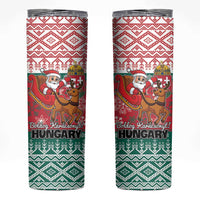 Hungary Christmas Skinny Tumbler Magyarorszag Boldog Karacsonyt - Wonder Print Shop