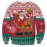 Personalized Hungary Christmas Sweatshirt Magyarorszag Boldog Karacsonyt - Wonder Print Shop