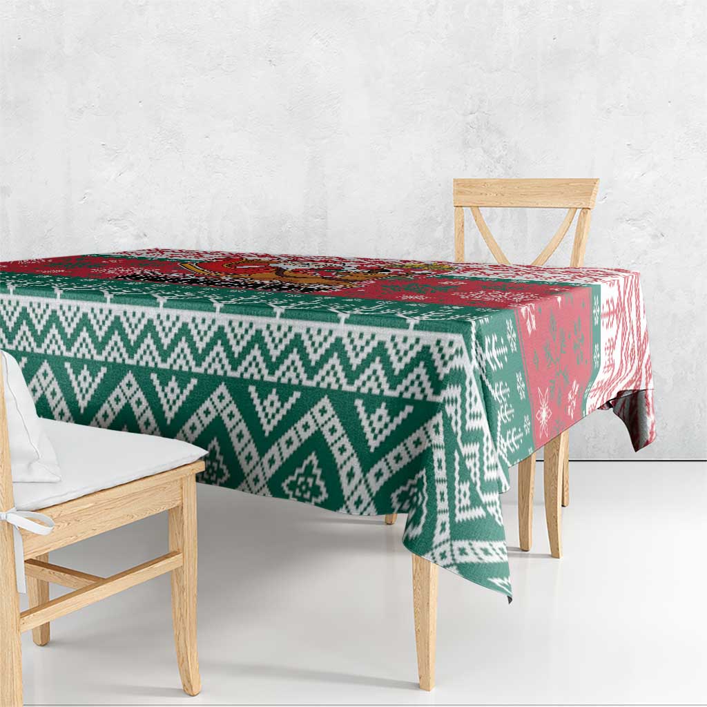 Hungary Christmas Tablecloth Magyarorszag Boldog Karacsonyt - Wonder Print Shop