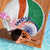 India Republic Day Beach Blanket Lotus Floral Paisley Pattern - Wonder Print Shop