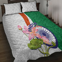India Republic Day Quilt Bed Set Lotus Floral Paisley Pattern - Wonder Print Shop