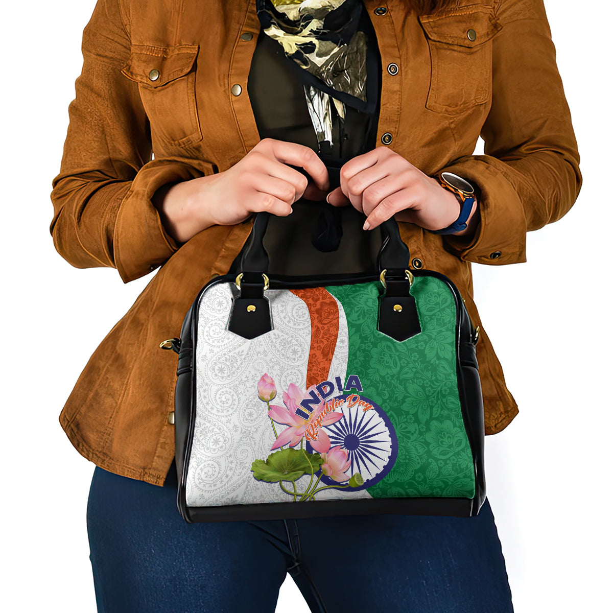 india-republic-day-shoulder-handbag-lotus-floral-paisley-pattern