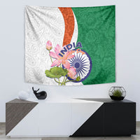 India Republic Day Tapestry Lotus Floral Paisley Pattern - Wonder Print Shop