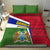 Gambia Independence Day Bedding Set Coat Of Arms African Pattern - Wonder Print Shop