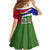Gambia Independence Day Family Matching Off Shoulder Long Sleeve Dress and Hawaiian Shirt Coat Of Arms African Pattern - Wonder Print Shop