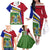 Gambia Independence Day Family Matching Off Shoulder Long Sleeve Dress and Hawaiian Shirt Coat Of Arms African Pattern - Wonder Print Shop