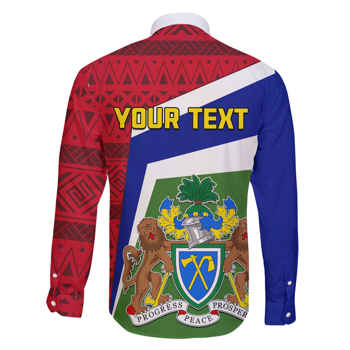 Gambia Independence Day Family Matching Summer Maxi Dress and Hawaiian Shirt Coat Of Arms African Pattern - Wonder Print Shop