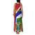 Gambia Independence Day Family Matching Tank Maxi Dress and Hawaiian Shirt Coat Of Arms African Pattern - Wonder Print Shop