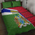 Gambia Independence Day Quilt Bed Set Coat Of Arms African Pattern - Wonder Print Shop