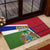 Gambia Independence Day Rubber Doormat Coat Of Arms African Pattern - Wonder Print Shop