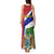 Gambia Independence Day Tank Maxi Dress Coat Of Arms African Pattern - Wonder Print Shop