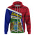 Gambia Independence Day Zip Hoodie Coat Of Arms African Pattern - Wonder Print Shop