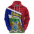 Gambia Independence Day Zip Hoodie Coat Of Arms African Pattern - Wonder Print Shop