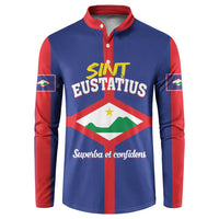 Personalized Sint Eustatius Button Sweatshirt Statia Superba et Confidens - Wonder Print Shop
