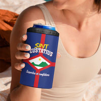 Personalized Sint Eustatius 4 in 1 Can Cooler Tumbler Statia Superba et Confidens
