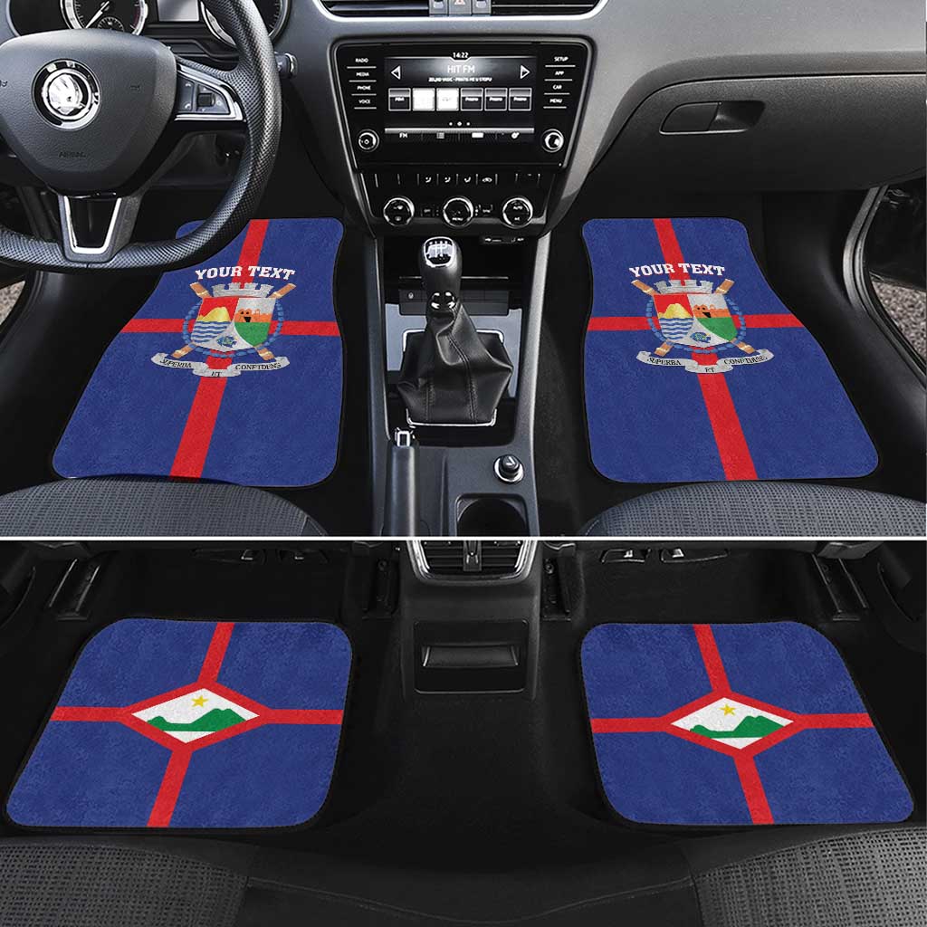Sint Eustatius Car Mats Statia Superba et Confidens - Wonder Print Shop