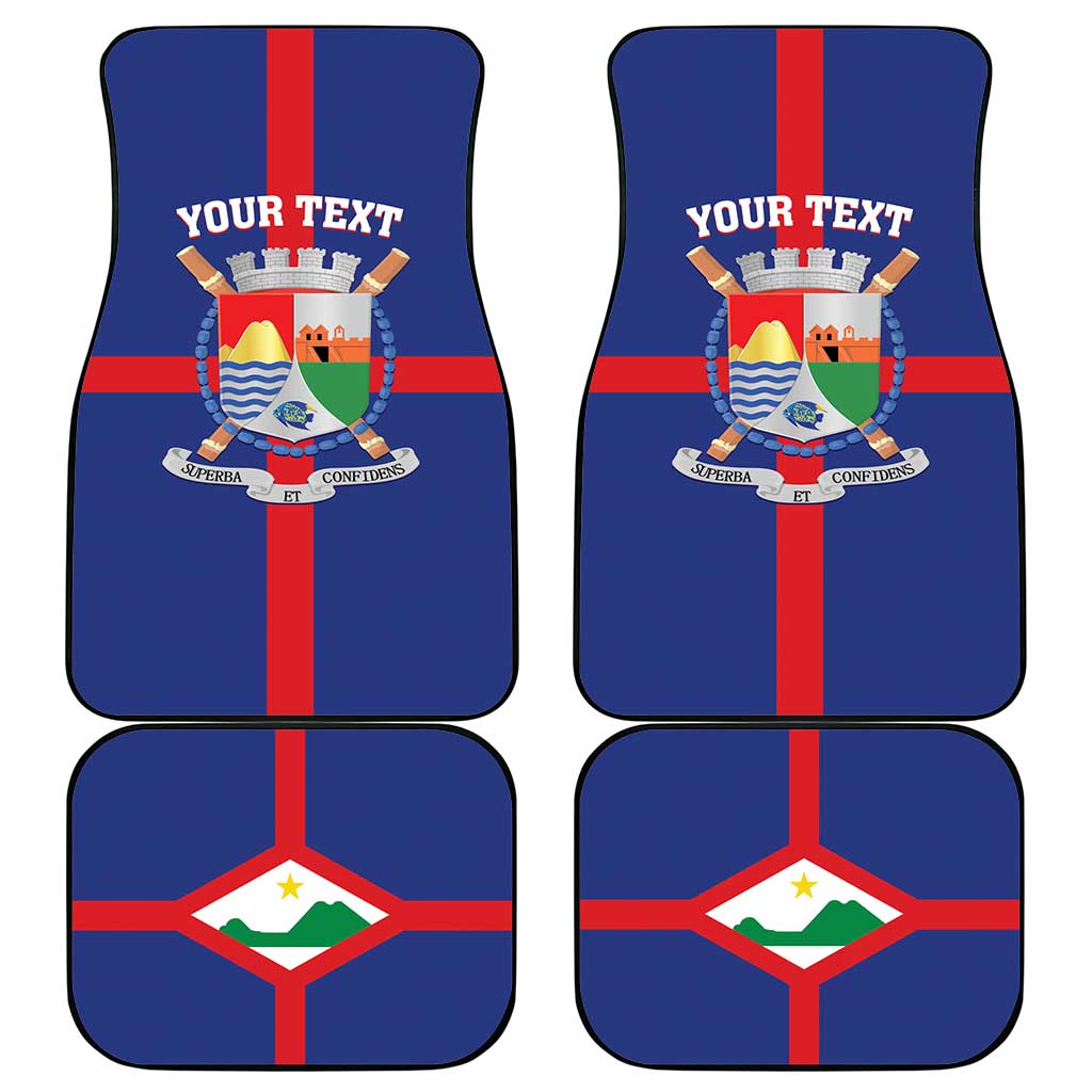 Sint Eustatius Car Mats Statia Superba et Confidens - Wonder Print Shop