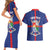 Personalized Sint Eustatius Couples Matching Short Sleeve Bodycon Dress and Hawaiian Shirt Statia Superba et Confidens