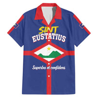Personalized Sint Eustatius Family Matching Mermaid Dress and Hawaiian Shirt Statia Superba et Confidens - Wonder Print Shop