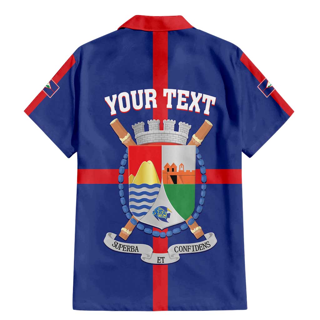 Personalized Sint Eustatius Family Matching Mermaid Dress and Hawaiian Shirt Statia Superba et Confidens - Wonder Print Shop