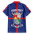 Personalized Sint Eustatius Family Matching Off The Shoulder Long Sleeve Dress and Hawaiian Shirt Statia Superba et Confidens