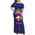 Personalized Sint Eustatius Family Matching Off Shoulder Maxi Dress and Hawaiian Shirt Statia Superba et Confidens - Wonder Print Shop