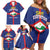 Personalized Sint Eustatius Family Matching Off Shoulder Short Dress and Hawaiian Shirt Statia Superba et Confidens - Wonder Print Shop