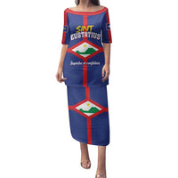 Personalized Sint Eustatius Family Matching Puletasi and Hawaiian Shirt Statia Superba et Confidens