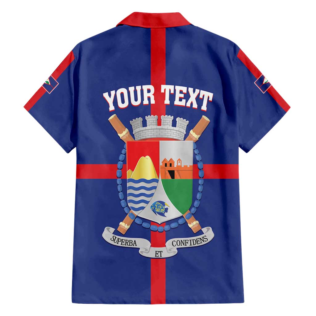 Personalized Sint Eustatius Family Matching Short Sleeve Bodycon Dress and Hawaiian Shirt Statia Superba et Confidens - Wonder Print Shop