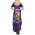 Personalized Sint Eustatius Family Matching Summer Maxi Dress and Hawaiian Shirt Statia Superba et Confidens - Wonder Print Shop