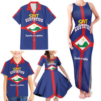 Personalized Sint Eustatius Family Matching Tank Maxi Dress and Hawaiian Shirt Statia Superba et Confidens - Wonder Print Shop