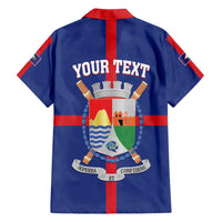 Personalized Sint Eustatius Family Matching Tank Maxi Dress and Hawaiian Shirt Statia Superba et Confidens - Wonder Print Shop