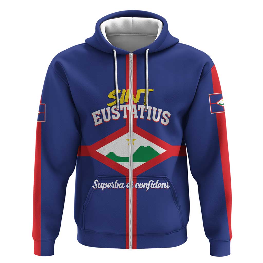 Personalized Sint Eustatius Hoodie Statia Superba et Confidens - Wonder Print Shop