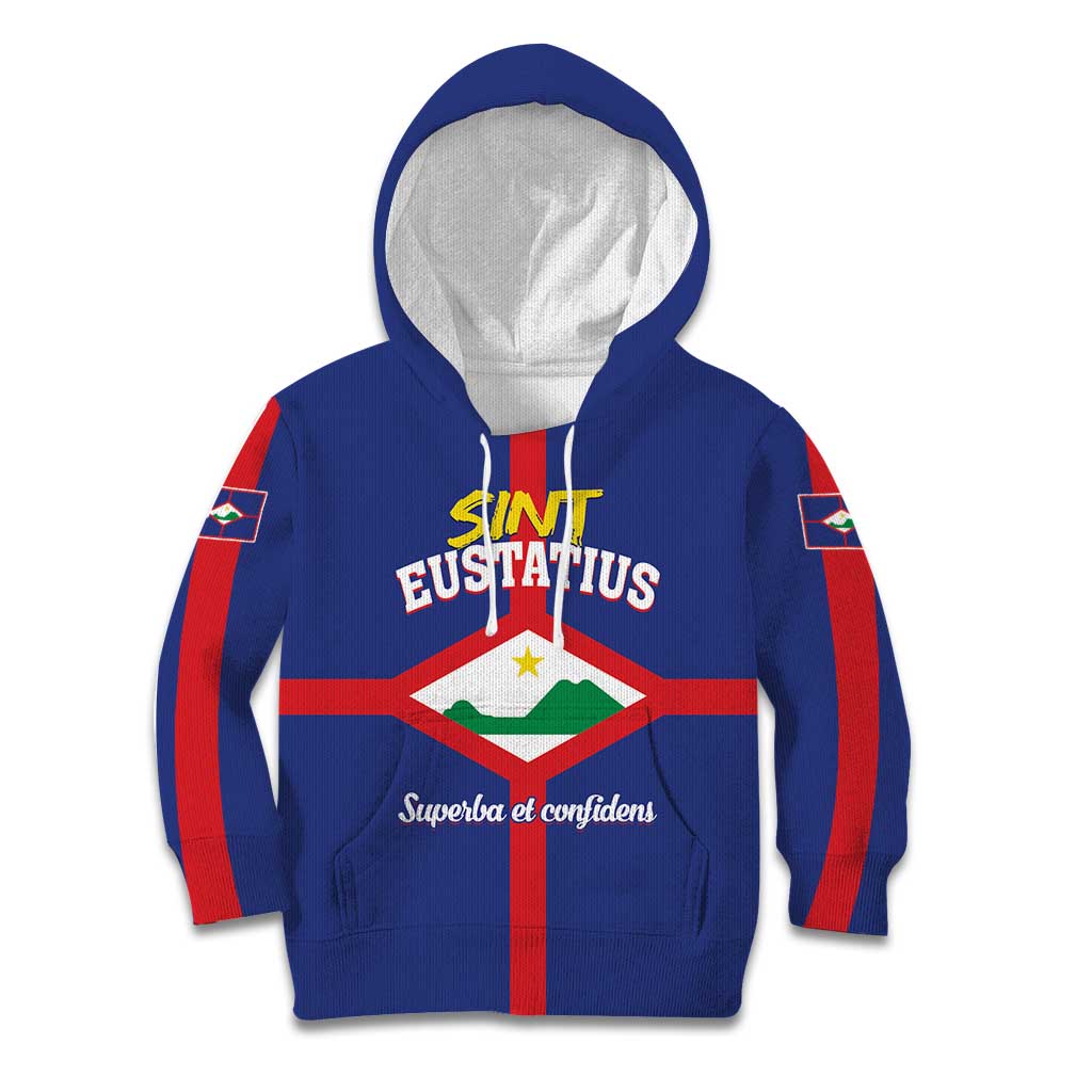 Personalized Sint Eustatius Kid Hoodie Statia Superba et Confidens - Wonder Print Shop