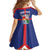 Personalized Sint Eustatius Kid Short Sleeve Dress Statia Superba et Confidens - Wonder Print Shop