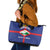 Sint Eustatius Leather Tote Bag Statia Superba et Confidens