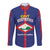 Personalized Sint Eustatius Long Sleeve Button Shirt Statia Superba et Confidens