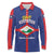 Personalized Sint Eustatius Long Sleeve Polo Shirt Statia Superba et Confidens - Wonder Print Shop