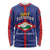 Personalized Sint Eustatius Long Sleeve Shirt Statia Superba et Confidens - Wonder Print Shop