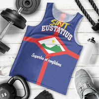 Personalized Sint Eustatius Men Tank Top Statia Superba et Confidens - Wonder Print Shop