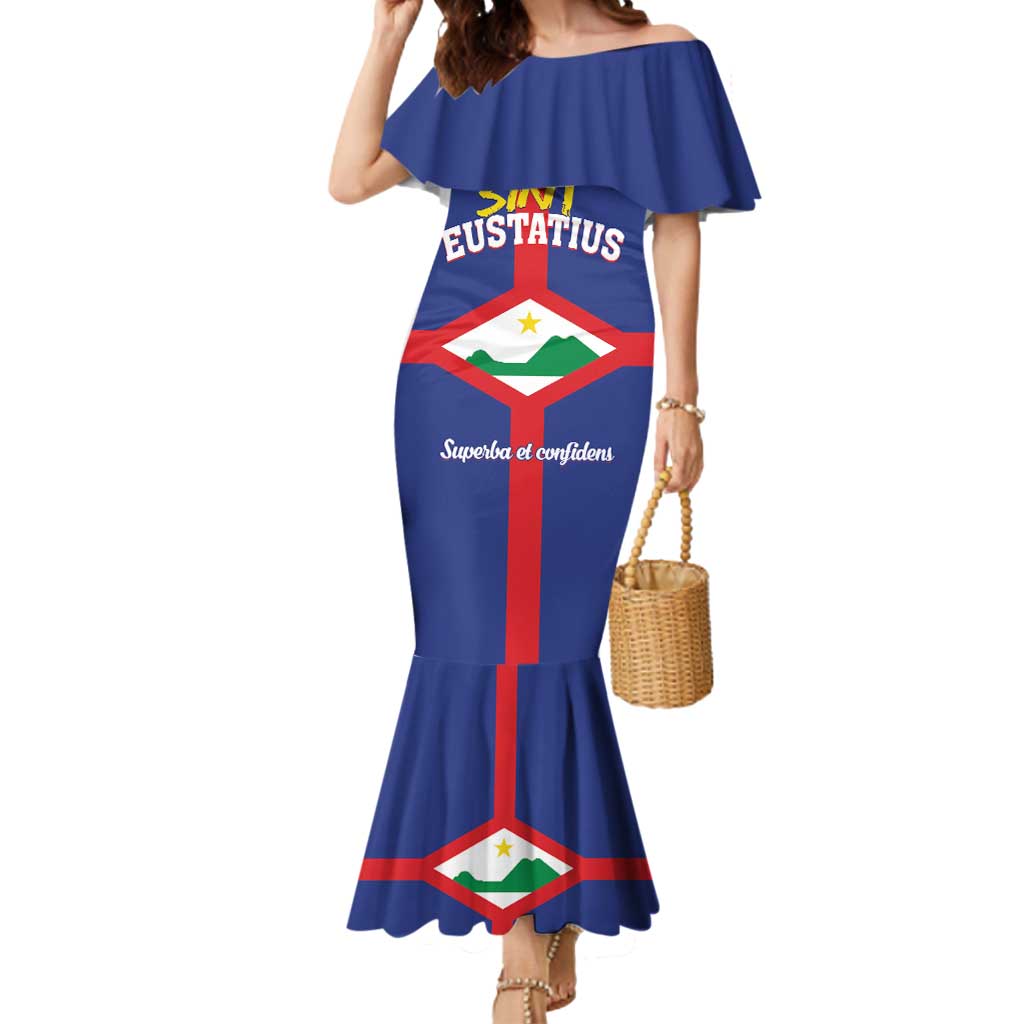 Personalized Sint Eustatius Mermaid Dress Statia Superba et Confidens - Wonder Print Shop